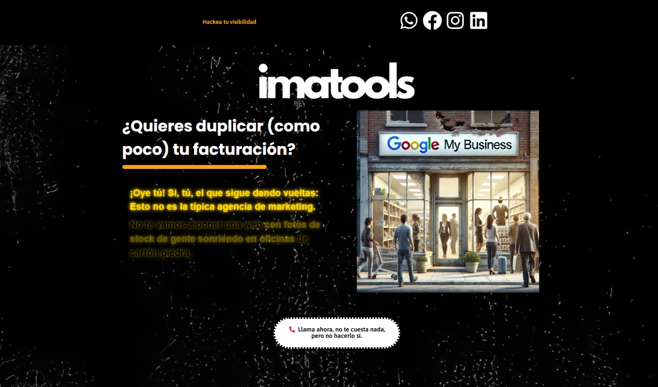 Ranking y directorio web - Imatools SEO en Navegax