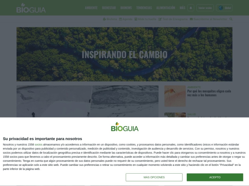 Ranking y directorio de sitios web - Bioguia en Navegax