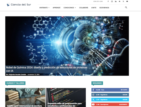 Ranking y directorio web - Ciencia del Sur en Navegax