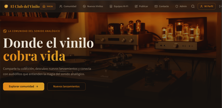Ranking y directorio de sitios web - El club del vinilo en Navegax