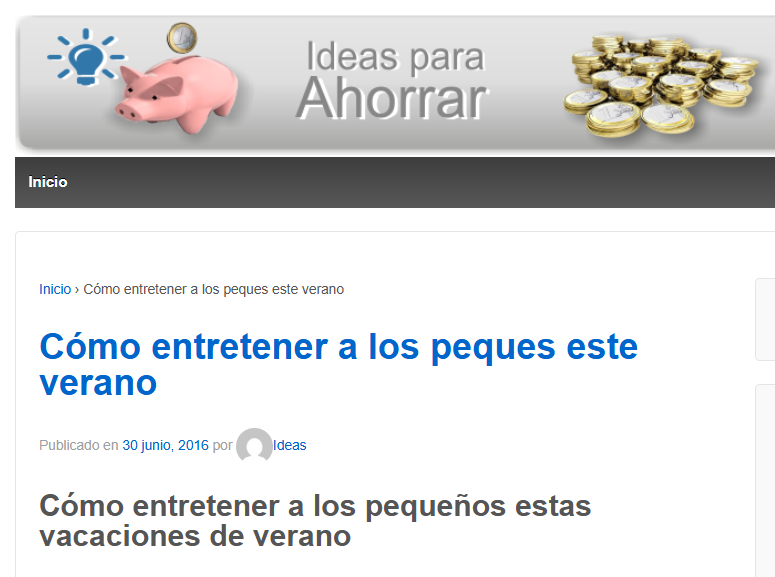 Ranking y directorio web - Ideas para ahorrar en Navegax