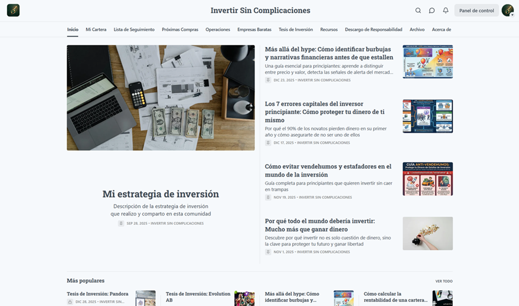Ranking y directorio de sitios web - Invertir Sin Complicaciones en Navegax