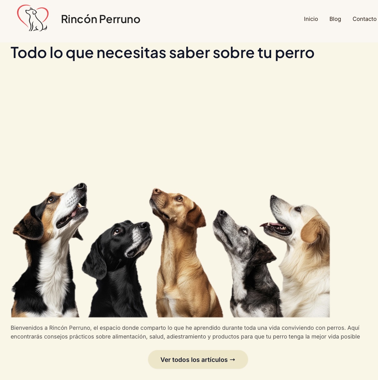 Ranking y directorio de sitios web - Rincón Perruno en Navegax